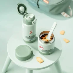 Boîte repas isotherme Playground Vert (300 ml)