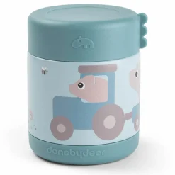 Boîte repas isotherme Tiny farm Bleu (300 ml)