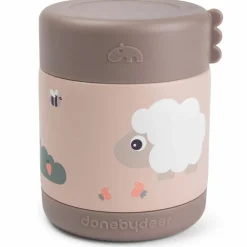 Boîte repas isotherme Tiny farm Rose (300 ml)