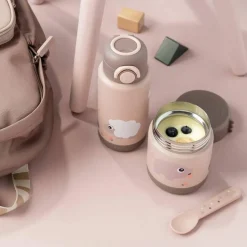 Boîte repas isotherme Tiny farm Rose (300 ml)