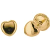 Boucles d'oreilles Coeur (or jaune 750°)