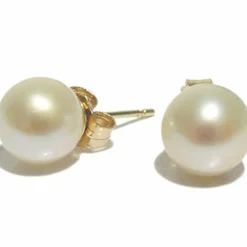 Boucles d'oreilles Perles de culture 4,5 mm (or jaune 375°)