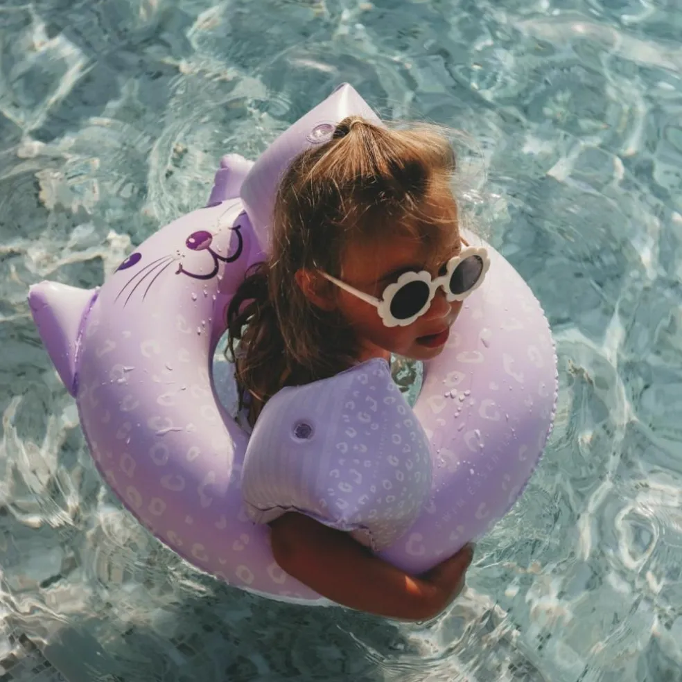 Bouée animal Léopard lila (55 cm)