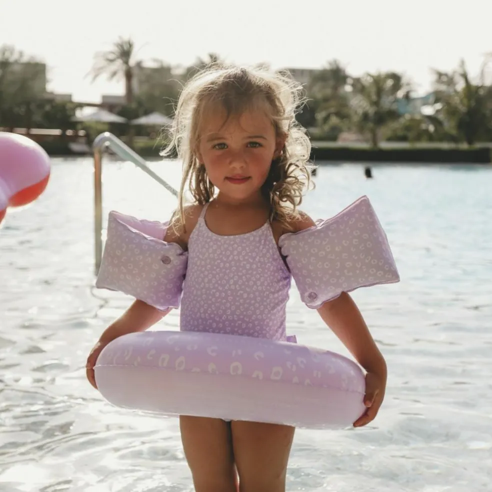 Bouée animal Léopard lila (55 cm)