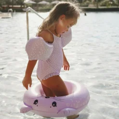 Bouée animal Léopard lila (55 cm)