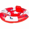 Bouée bébé Baleine rouge-blanc