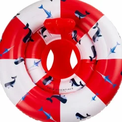 Bouée bébé Baleine rouge-blanc
