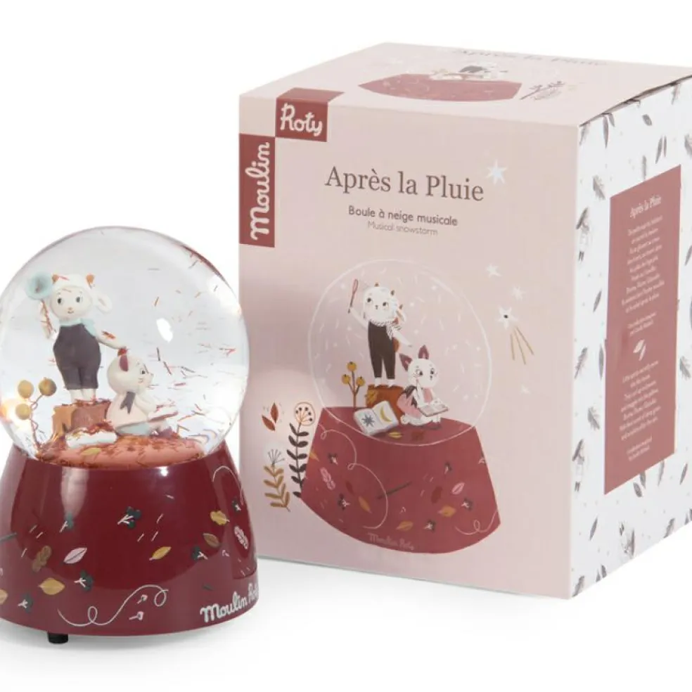 Boule à neige musicale Après la pluie