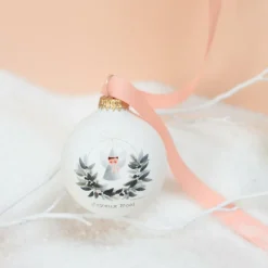 Boule de Noël Ange x Atelier Oranger (personnalisable)