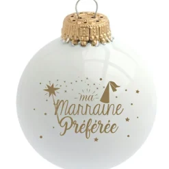 Boule de Noël Ma Marraine Préférée