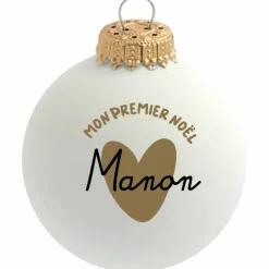 Boule de Noël Mon 1er Noël (personnalisable)