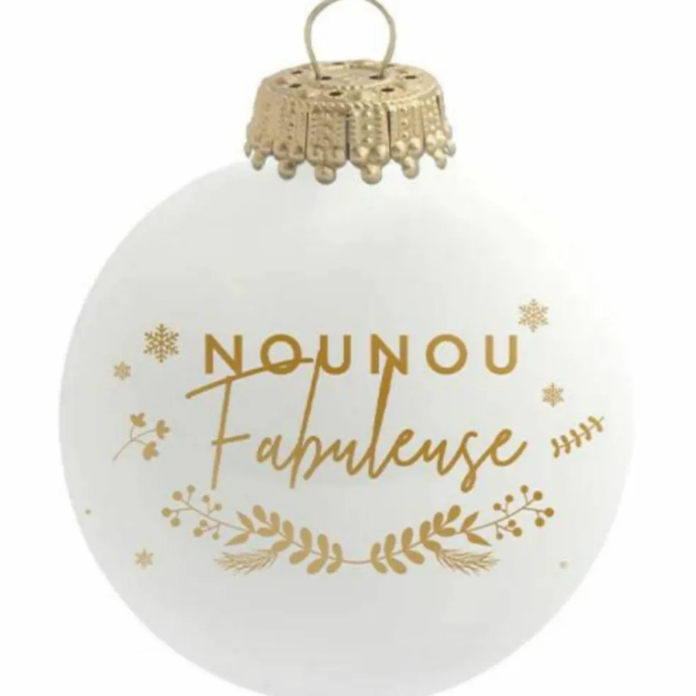 Boule de Noël Nounou Fabuleuse
