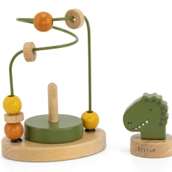 Boulier en bois avec tour à empiler Mr. Dino