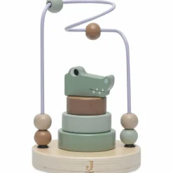 Boulier en bois avec tour à empiler Jungle Jambo Croco