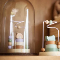 Boulier en bois avec tour à empiler Jungle Jambo Croco