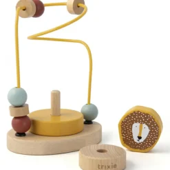 Boulier en bois avec tour à empiler Mr. Lion