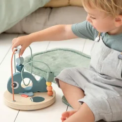 Boulier labyrinthe à perles Wally bleu