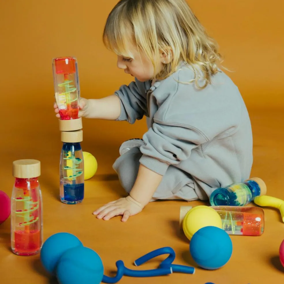 Bouteille sensorielle Move Spiral Blue