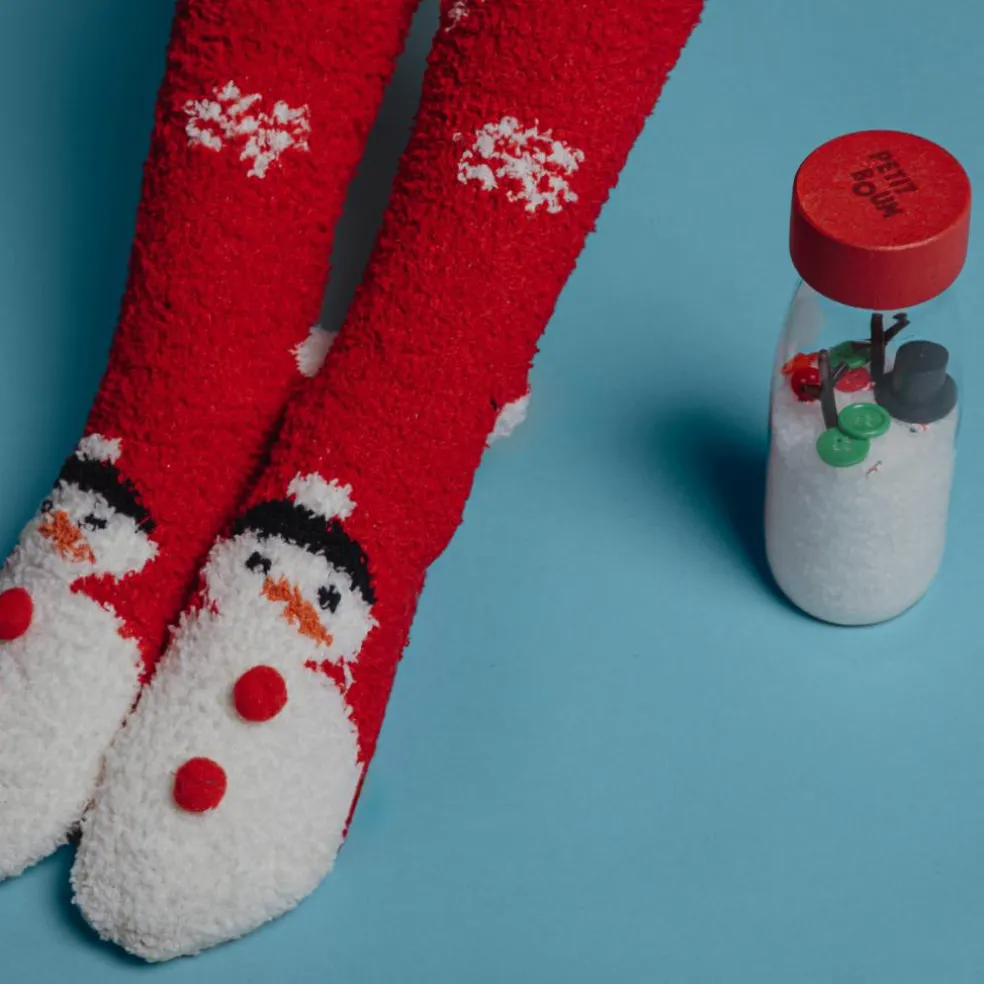 Bouteille sensorielle Noël Bonhomme de neige