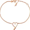 Bracelet chaîne Mon petit cœur goldfilled rose