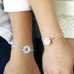 Bracelet cordon enfant Kids médaille (argent 925°)