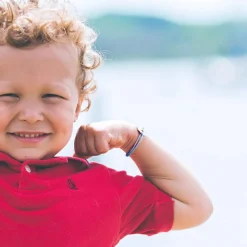 Bracelet cordon Mini jeton étoile (argent 925°)