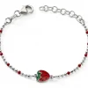 Bracelet Fraise 14,5 cm (argent)