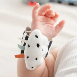 Bracelet hochet lot de 2 Happy clouds Bleu