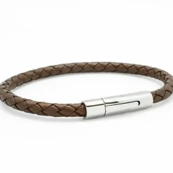 Bracelet L'Epicurien marron (acier)