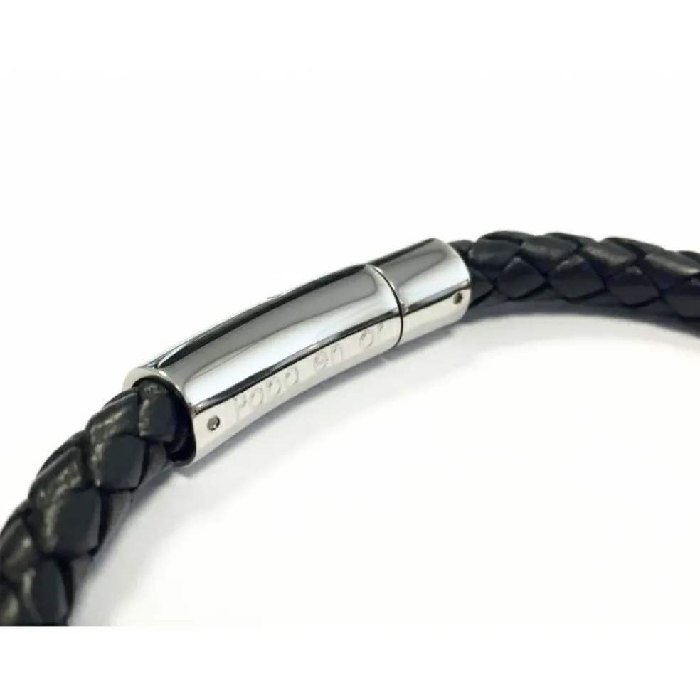 Bracelet L'Epicurien noir (acier)