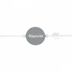 Bracelet Lovely nacre étoile (argent 925°)