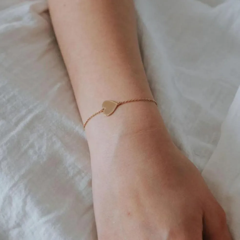 Bracelet médaille Joséphine (plaqué or jaune)