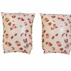 Brassards de natation Léopard vieux rose (0-2 ans)