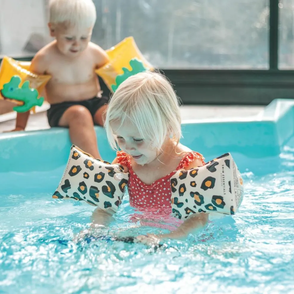 Brassards de natation Léopard beige (0-2 ans)