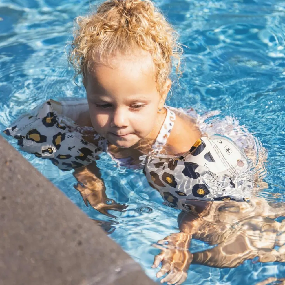 Brassards de natation Léopard beige (0-2 ans)