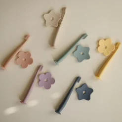 Brosse à dent d'apprentissage fleur Soft lilac