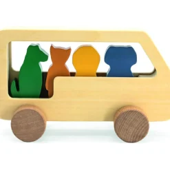 Bus en bois Animaux