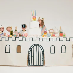 Cabane de table Château Noir et Beige (90 x 200 cm)