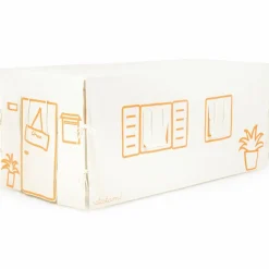 Cabane de table Maison Orange et Beige (90 x 200 cm)