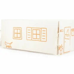 Cabane de table Maison Orange et Beige (90 x 200 cm)