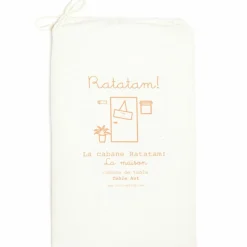 Cabane de table Maison Orange et Beige (90 x 200 cm)