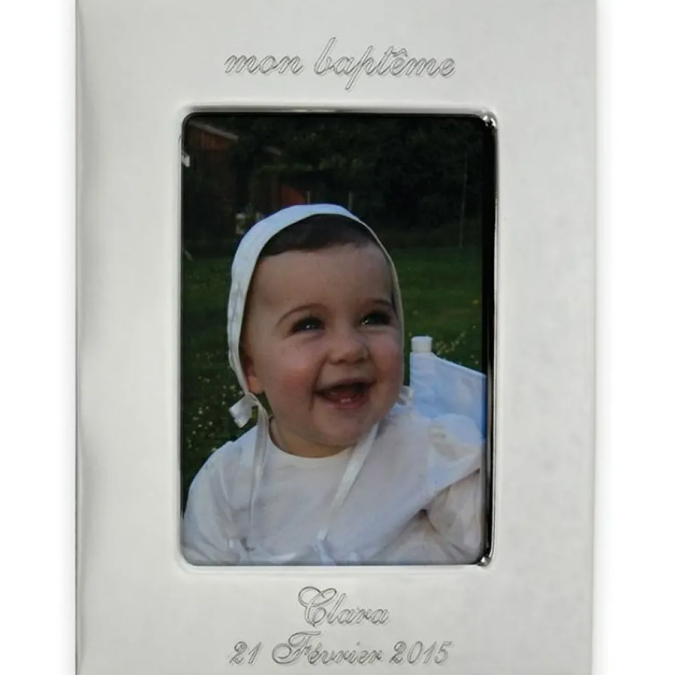 Cadre photo Mon Baptême (personnalisable)