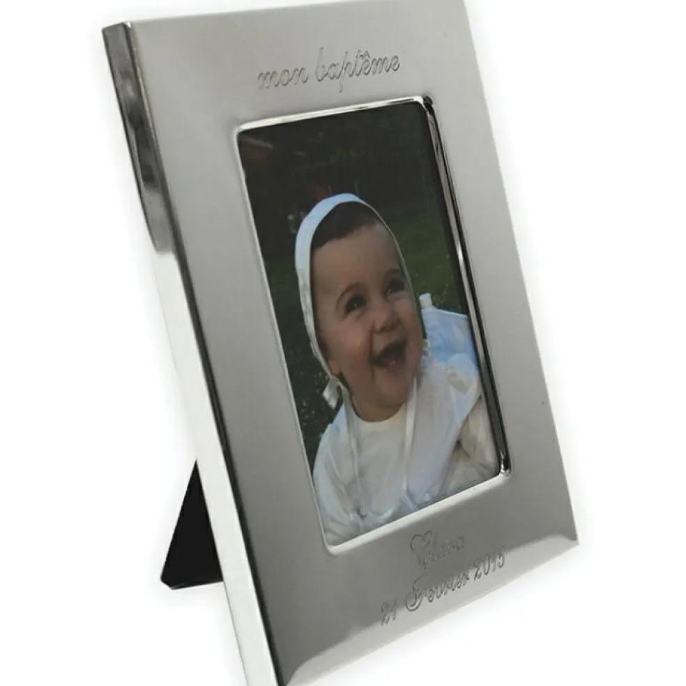 Cadre photo Mon Baptême (personnalisable)