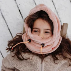 Cagoule polaire Warmy Pink (2-5 ans)