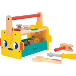 Caisse à outils Brico'kids en bois (25 pièces)