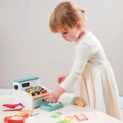 Caisse enregistreuse en bois