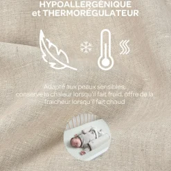 Cale bébé Bébécal en lin