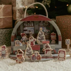 Calendrier de l'avent avec circuit de train