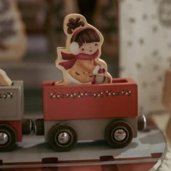 Calendrier de l'avent avec circuit de train