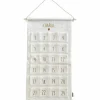 Calendrier de l'avent Gaze Ecru (personnalisable)